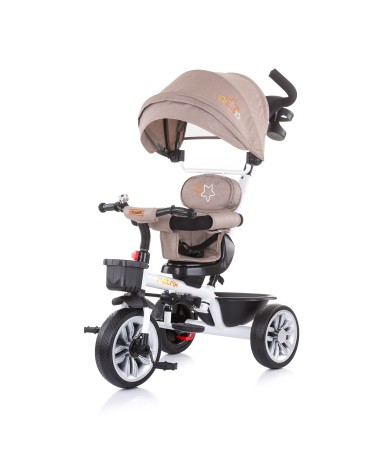 Tricycle poussant de Parent pour la Poussette Trike denfants pour Enfants avec Le siège tournant et Le Chariot de sécurité de Harnais de sécurité Pendant 6 Mois 5 Ans 